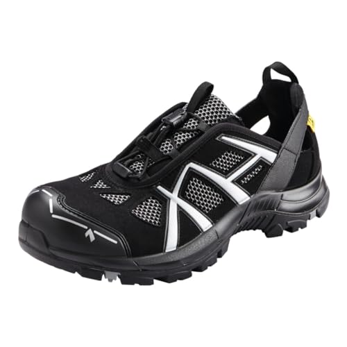 Haix Black Eagle Safety 61 Low Luftdurchlässige S1P-Sandalen mit Netzgewebe: Ideal für den Sommer. 44 von HAIX