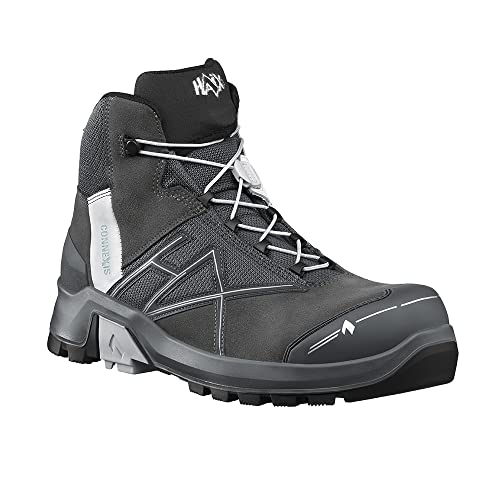 HAIX CONNEXIS Safety+ GTX mid/grey-silver: Sei ein Macher! CONNEXIS Safety+ gibt Dir das Plus an Leistung, Sicherheit und Komfort.. UK 7.5 / EU 41.5 von HAIX