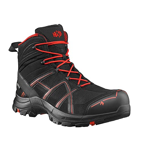 Haix Sicherheitsschuhe Black Eagle Safety Mid 40 Black/red Black/red 10+ von HAIX