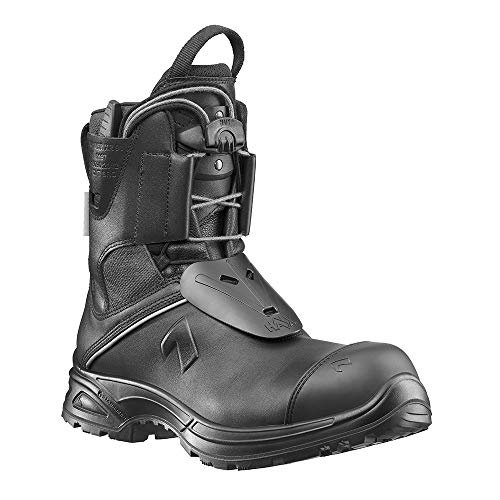 Haix Airpower XR91 Wasserfester Einsatzstiefel für Feuerwehr THW Rettungsdienst mit Durchtrittfester Resistenter PU-Sohle, Schwarz, 45.5 EU von HAIX