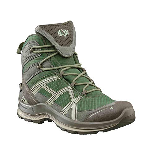 HAIX Black Eagle Adventure 2.1 GTX Ws mid/Olive-Rock: Sportlich Leichter Damen-Schuh, wasserdicht und atmungsaktiv.. UK 4.5 / EU 37.5 von HAIX