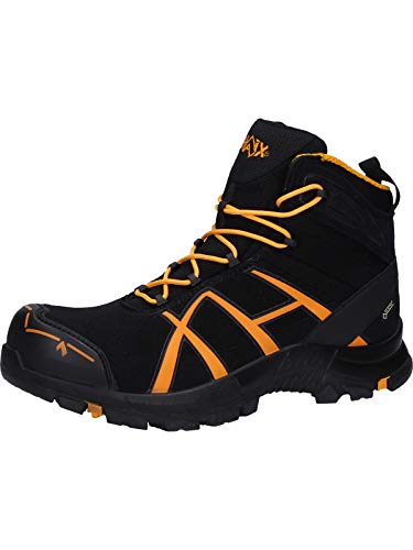 HAIX Black Eagle Safety 40.1 mid/Black-orange: Für optimale Sicherheit vom Zeh bis über den Knöchel. Dein Black Eagle Safety 40.1 mid.. UK 6.0 / EU 39.5 von HAIX