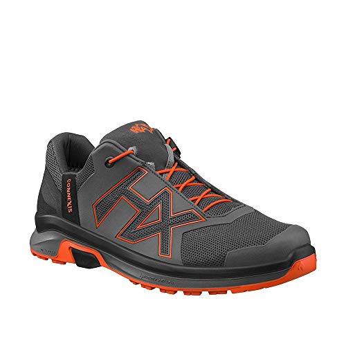 HAIX CONNEXIS Go GTX Low/Grey-orange: Der weltweit erste Freizeitschuh mit Faszienstimulation. Mit Connexis Go bleibst Du fit.. UK 10.5 / EU 45.5 von HAIX