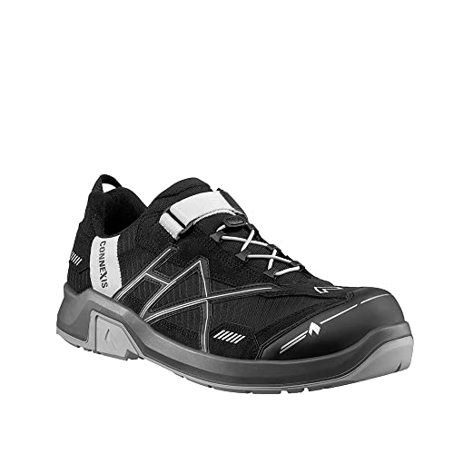 HAIX CONNEXIS Safety T S1P Low/Black-Silver: Du willst fit Sein im Job. Dein Indoor-Schuh CONNEXIS Safety Low kann mehr als nur sicher.. UK 14.0 / EU 50 von HAIX