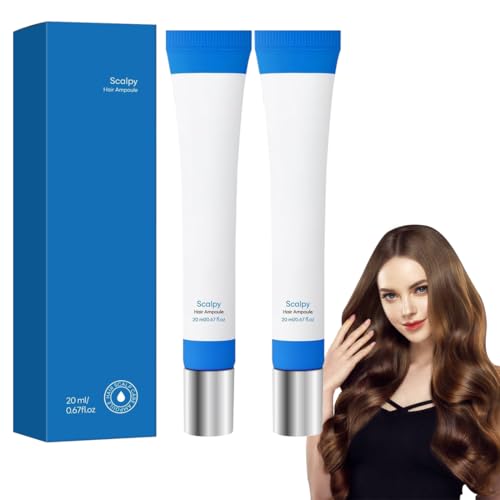 Cooling Hair Ampoule, 2 PCS Cooling Hair Ampoule, Haar Serum Rollerball mit Kühlendem Effekt, Kopfhaut-Haarwachstumsserum für Männer und Frauen, Verbessert Haarglanz, Hair Growth Accelerate Cooling Hair Ampoule, 2 PCS Cooling Hair Ampoule, Haar Serum Rollerball mit Kühlendem Effekt, Kopfhaut-Haarwachstumsserum für Männer und Frauen, Verbessert Haarglanz, Hair Growth Accelerate von Haiyore