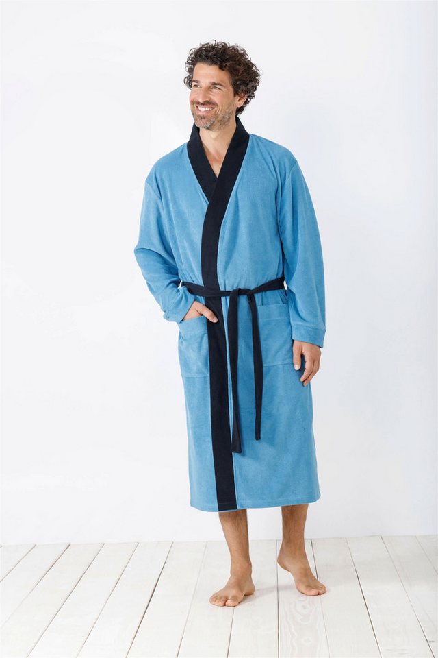 Hajo Bademantel Herren Kimono, Frottee von Hajo