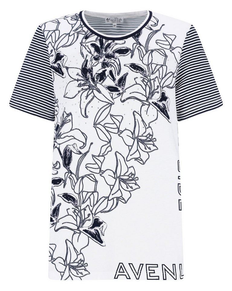 Hajo Blusenshirt Shirt 1/2 Arm mit Blumenprint Hajo Blusenshirt Shirt 1/2 Arm mit Blumenprint von Hajo