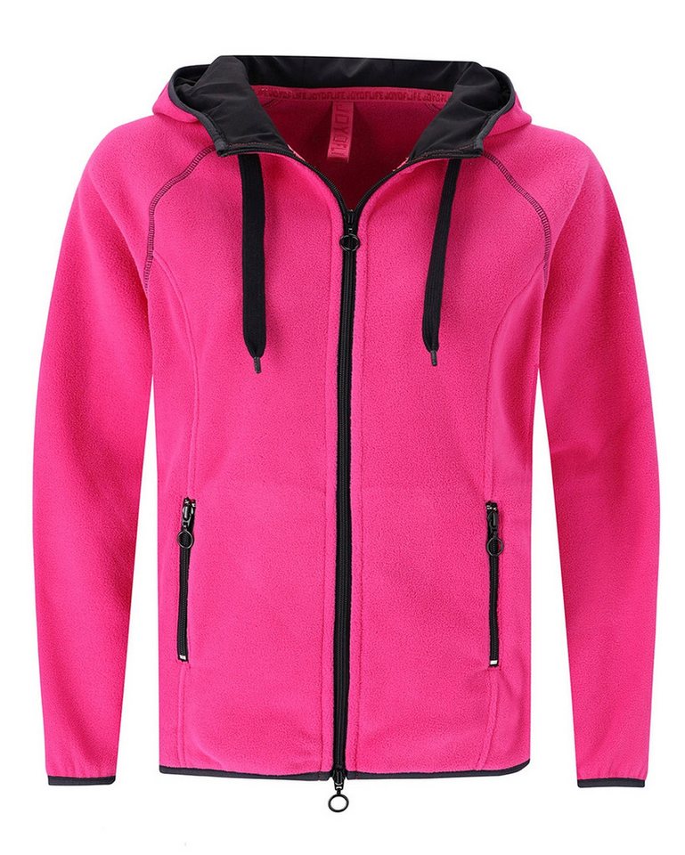 Hajo Fleecejacke Thermo Mikrofleece Jacke mit Kapuze von Hajo