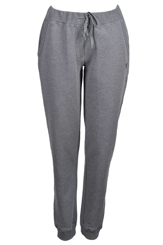 Hajo Homewearhose Damen Sweathose mit Bündchen von Hajo