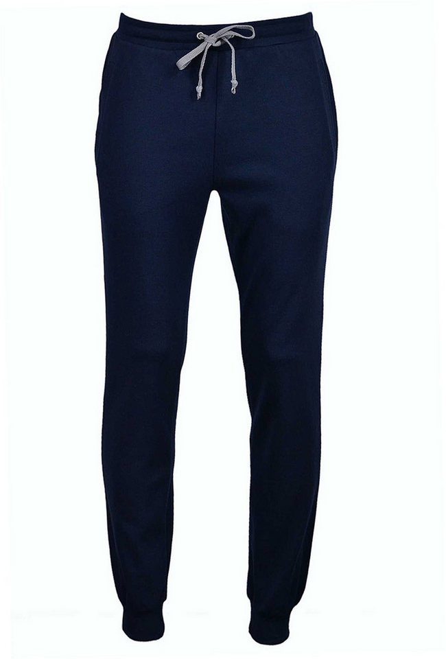 Hajo Homewearhose Hajo Herren Sweathose mit Bündchen von Hajo