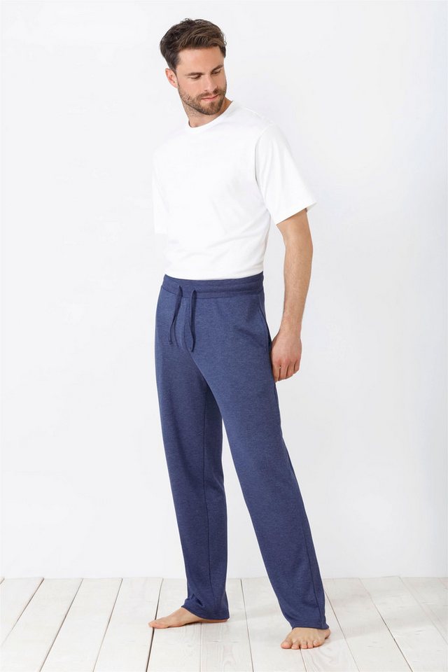 Hajo Homewearhose Herren Hose Piqué Stretch, Klima-Light von Hajo