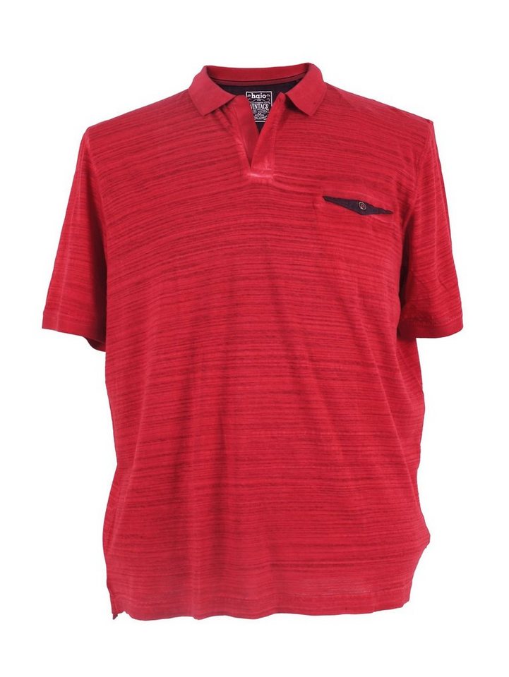 Hajo Poloshirt Vintage Polo von Hajo in großen Größen, rot von Hajo