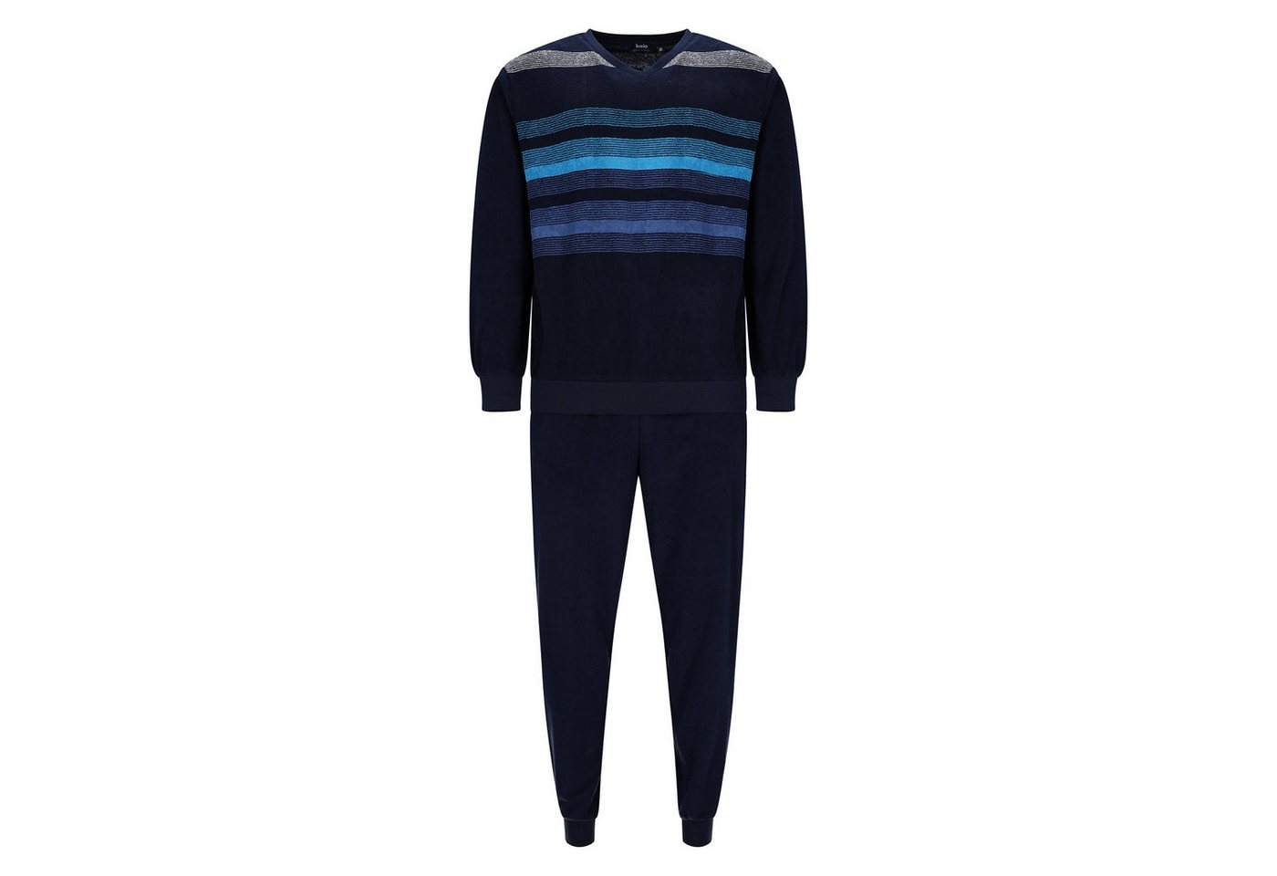 Hajo Pyjama Herren Pyjama Baumwolle (2 tlg) von Hajo