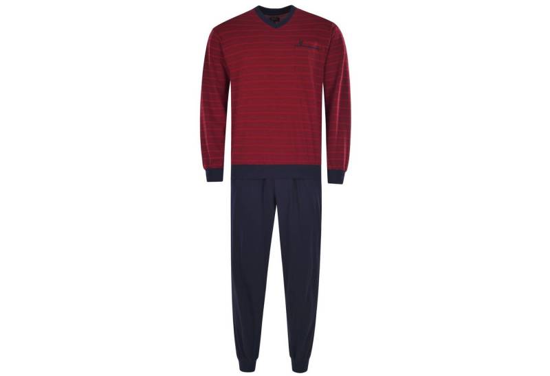 Hajo Pyjama Herren Pyjama Baumwolle (2 tlg) von Hajo