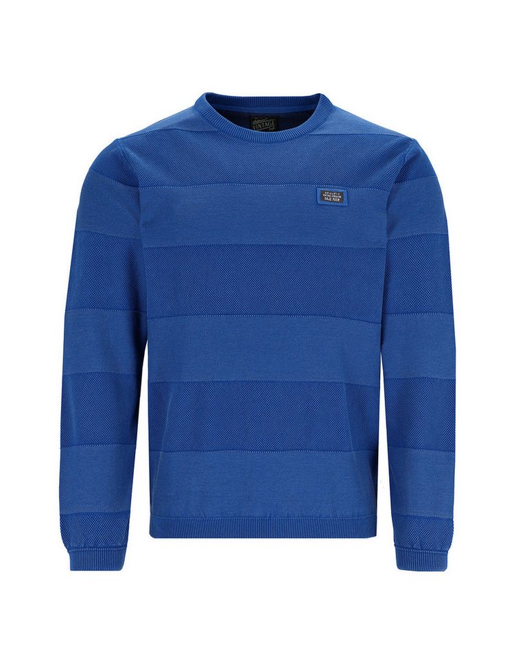 Hajo Rundhalspullover Washer-Pullover in Strukturmix von Hajo