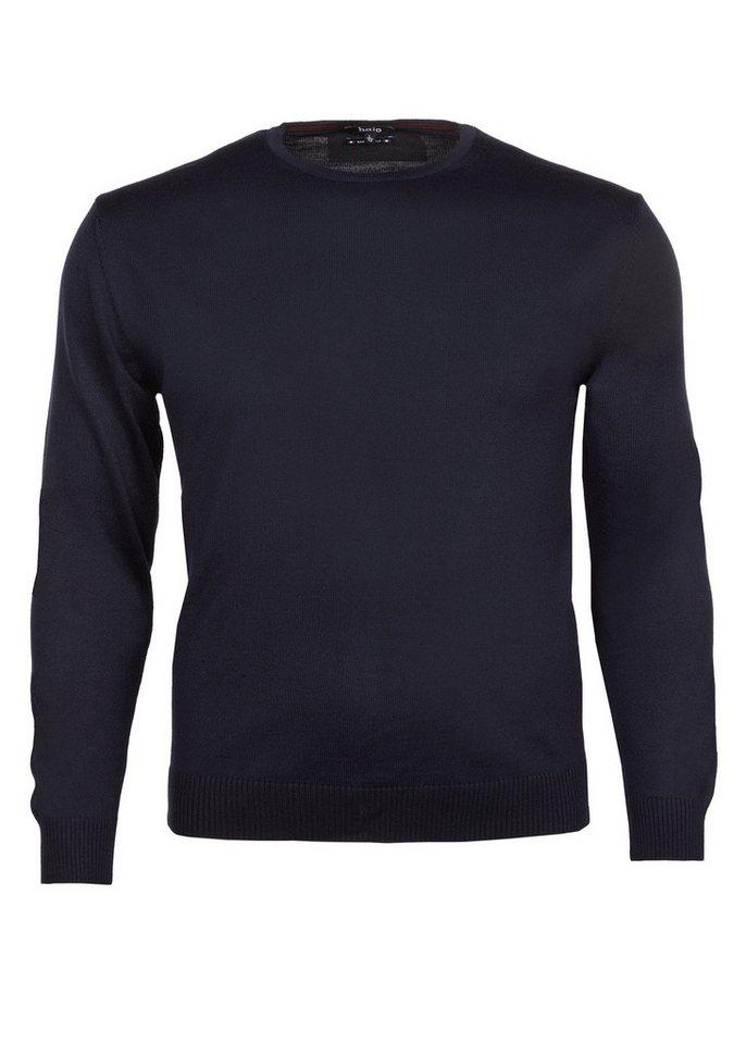 Hajo Rundhalspullover kratzfreier Pullover mit Rundhalsausschnitt von Hajo