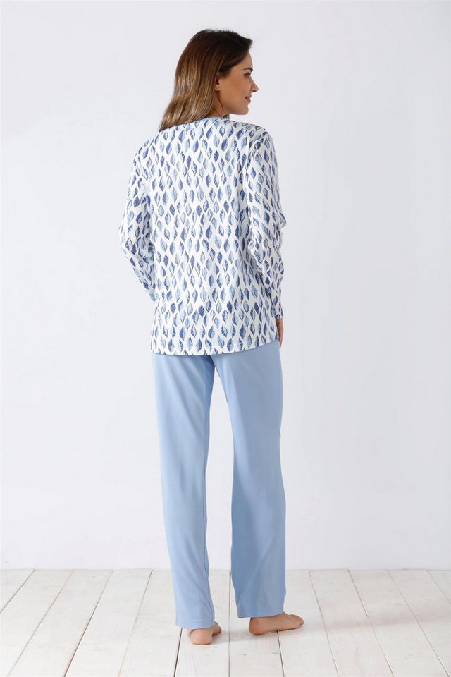 Hajo Schlafanzug Damen Schlafanzug Klima-Soft Single Jersey von Hajo