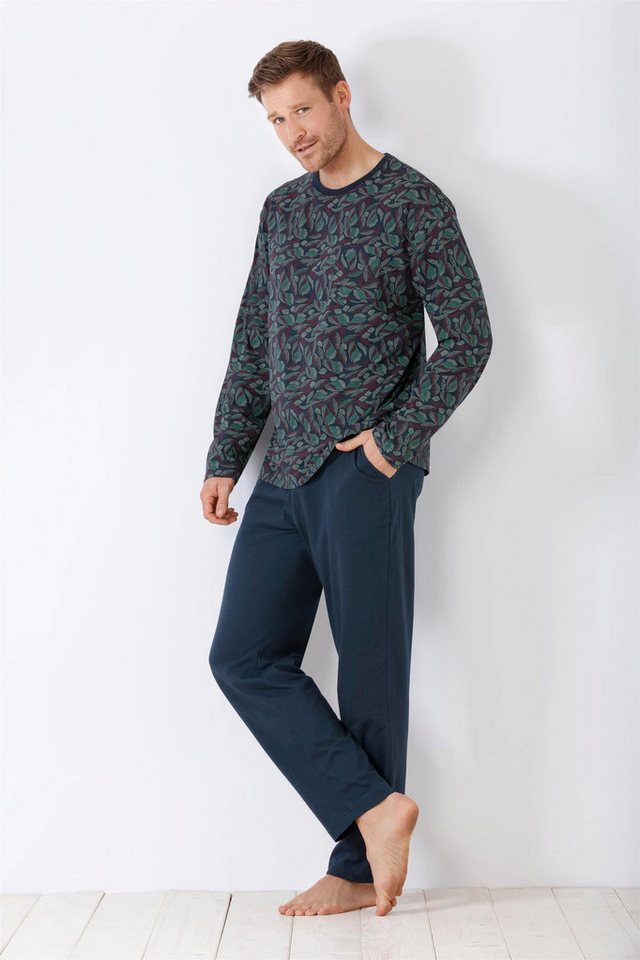 Hajo Schlafanzug Herren Schlafanzug Klima-Light® Single Jersey von Hajo