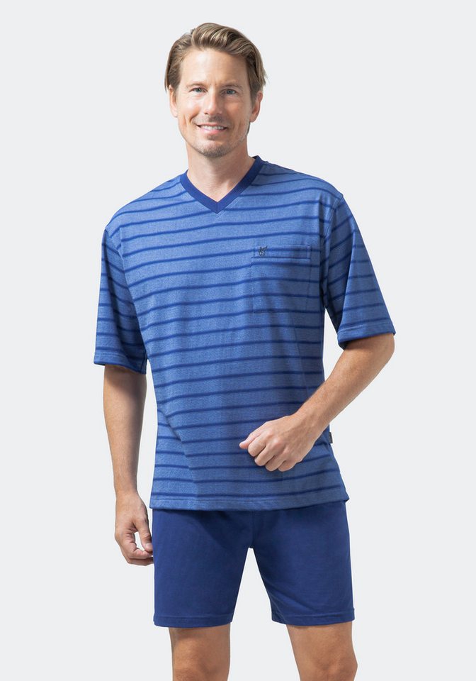 Hajo Schlafanzug Herren-Shorty, Klima-Light von Hajo