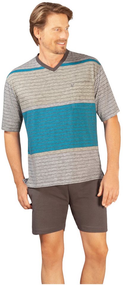 Hajo Shorty Herren Pyjama kurz (2 tlg) Klima Light von Hajo