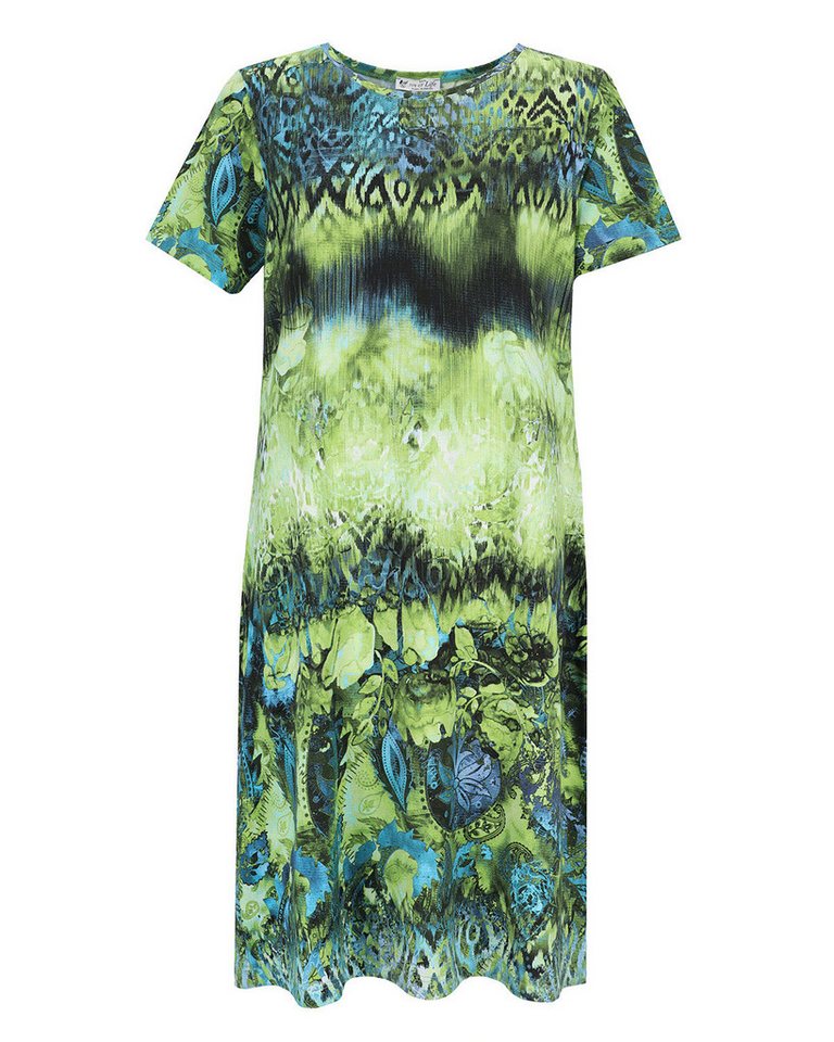Hajo Sommerkleid Kleid Ikat-Bordürenprint 1/2 Arm von Hajo