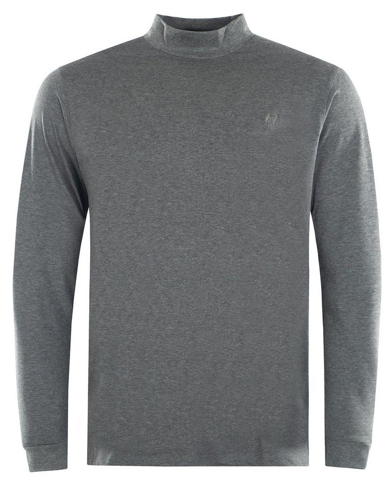 Hajo Stehkragenpullover Basic-Stehkragenshirt in reiner Baumwolle von Hajo