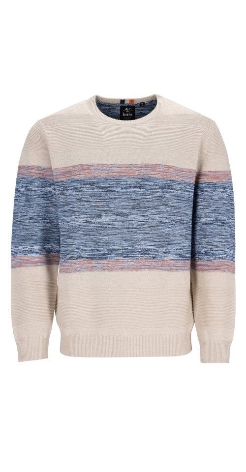 Hajo Strickpullover H Pullover RH EffektgarnStrukturmix beigemouline von Hajo