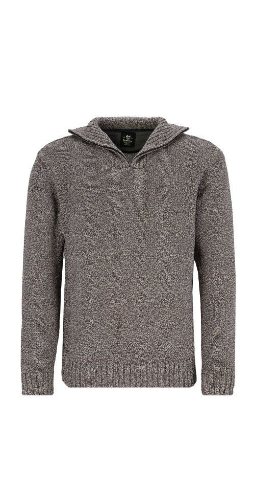 Hajo Strickpullover H Pullover TroyerMulticolor 100% Baumwolle camelmelange von Hajo