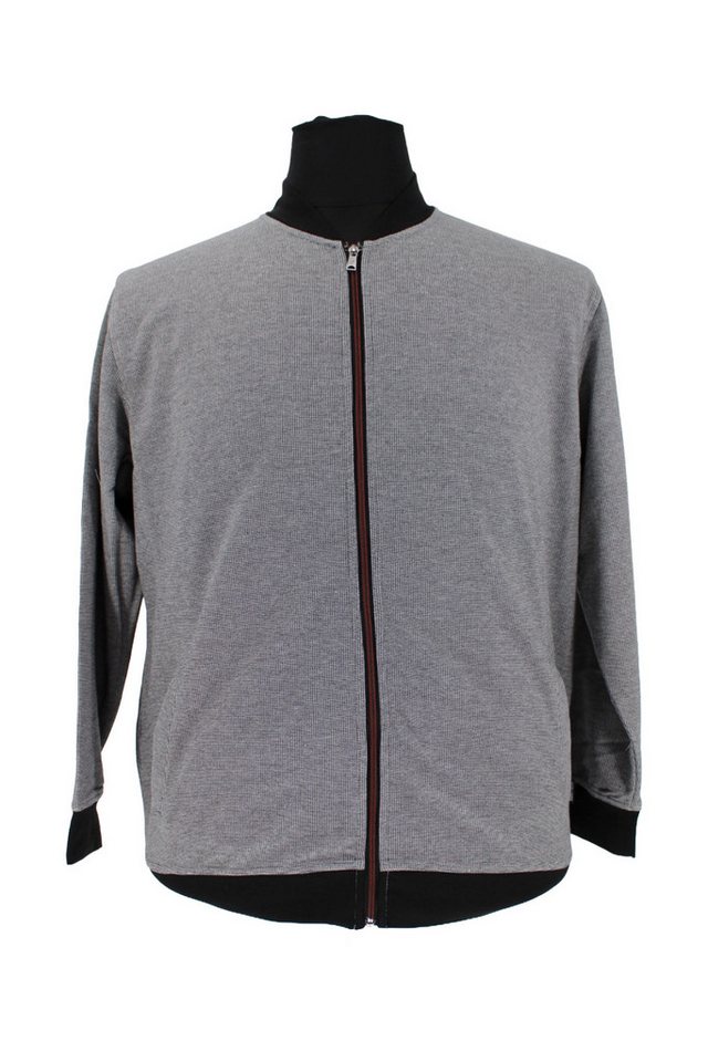 Hajo Sweatjacke H Sweatjacke Stay FreshZweiton Jacquard schwarz von Hajo