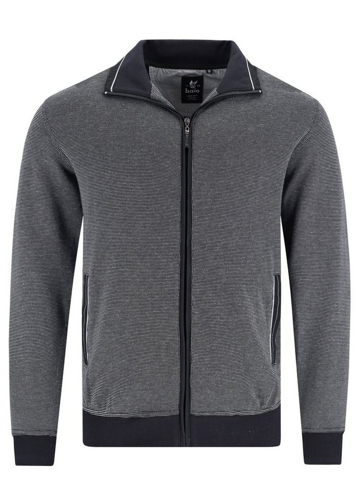 Hajo Sweatjacke Herren Sweatjacke (1-tlg) Modisches Design von Hajo