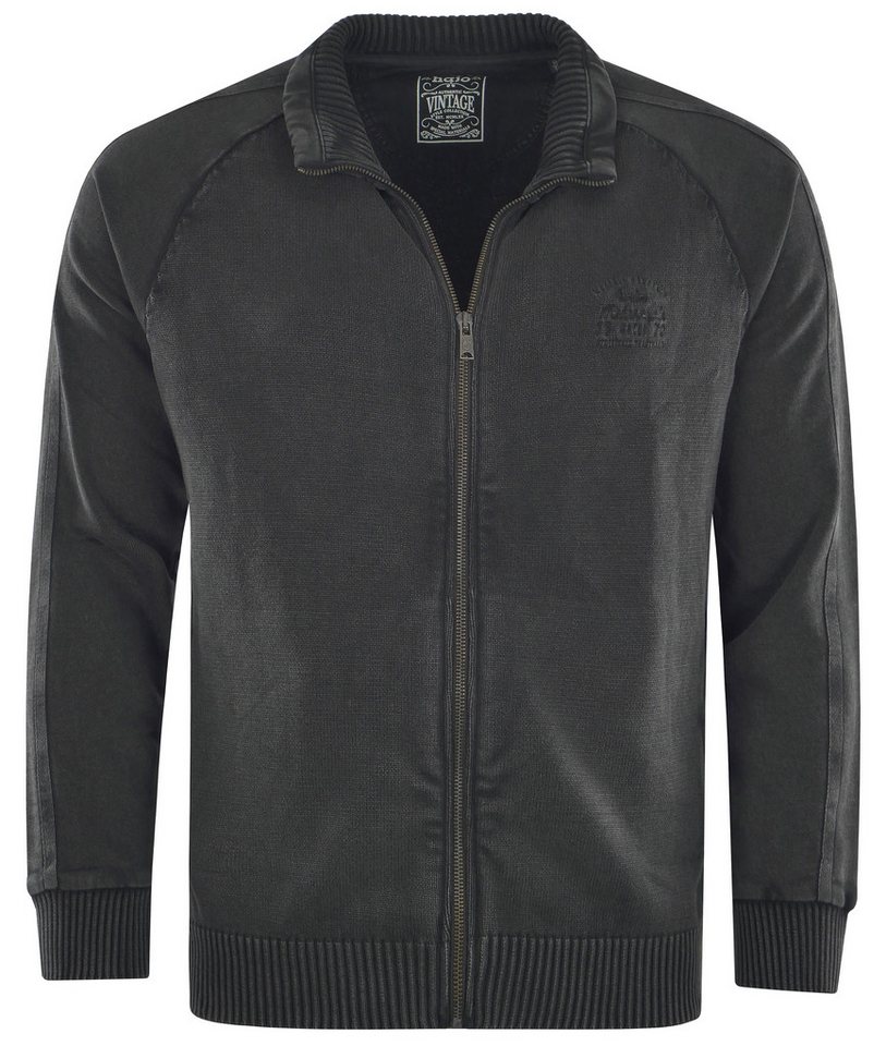 Hajo Sweatjacke Herren Sweatjacke mit Reißverschluss (1-tlg) Baumwolle von Hajo