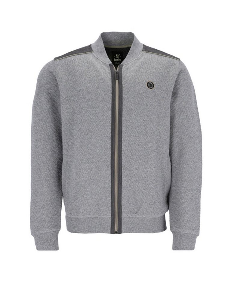 Hajo Sweatjacke Strukturierte Sweatjacke mit Eingriffstaschen von Hajo