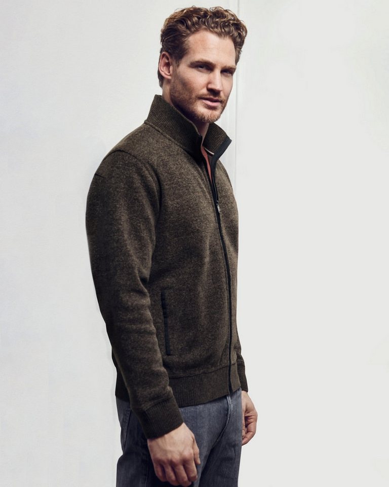 Hajo Sweatjacke Sweatjacke in Chenille-Rippe allover von Hajo