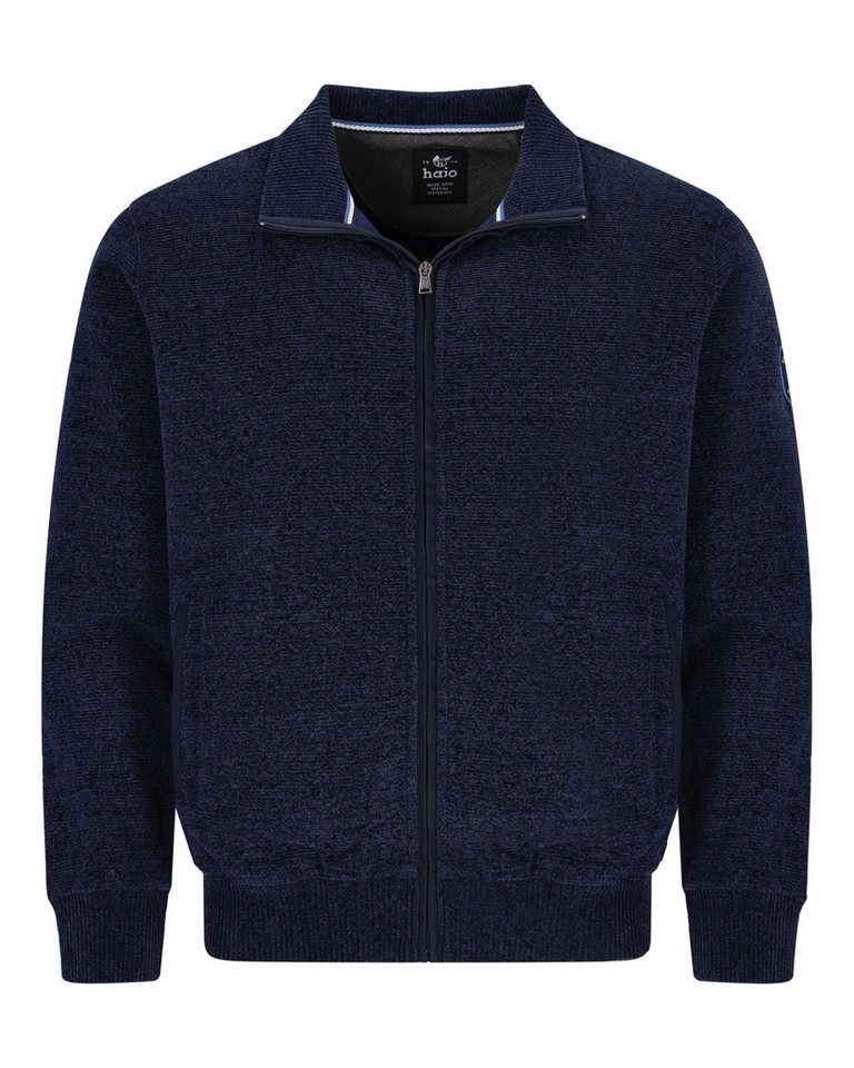 Hajo Sweatjacke Sweatjacke in Chenille-Rippe allover von Hajo