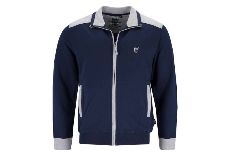 Hajo Sweatshirt Herren Sweatjacke 1er Pack Baumwolle (Packung, 1er Pack) von Hajo