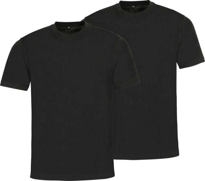 Hajo Sweatshirt Herren-T-Shirt 2er-Pack Uni von Hajo