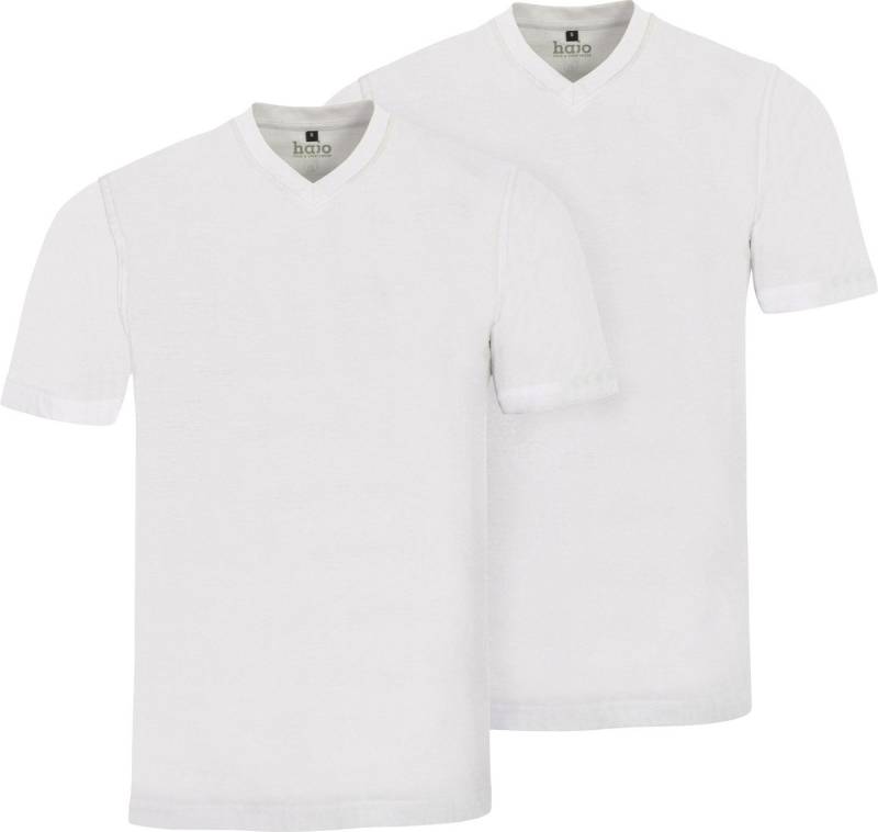Hajo Sweatshirt Herren-T-Shirt 2er-Pack Uni von Hajo