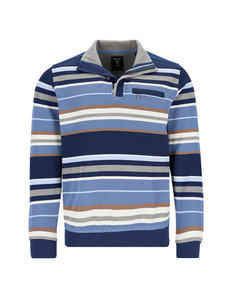 Hajo Sweatshirt Multicolor-Sweatshirt in Längsrippe von Hajo