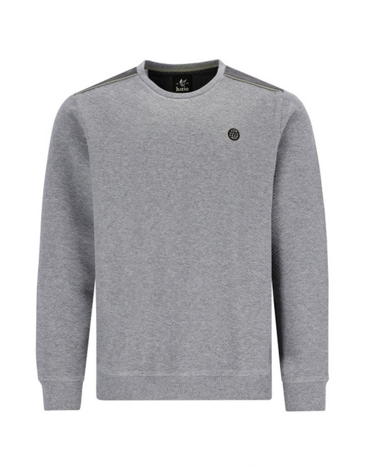 Hajo Sweatshirt Rundhals-Sweatshirt in Alloverstruktur von Hajo