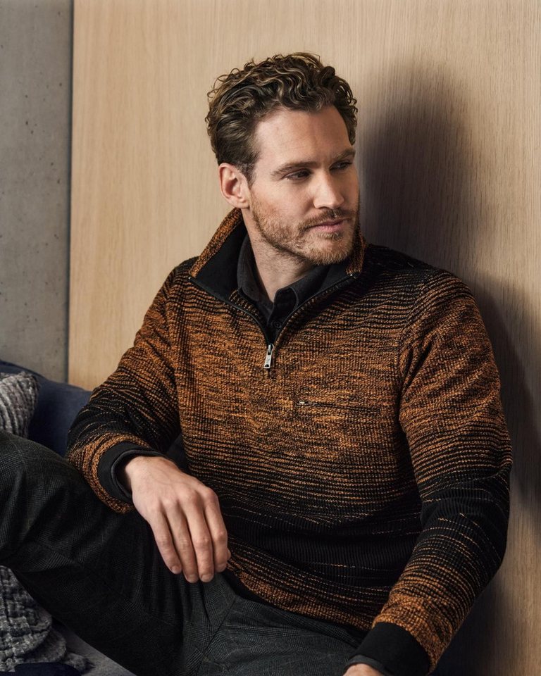 Hajo Sweatshirt Sweatshirt mit Alloverstruktur von Hajo