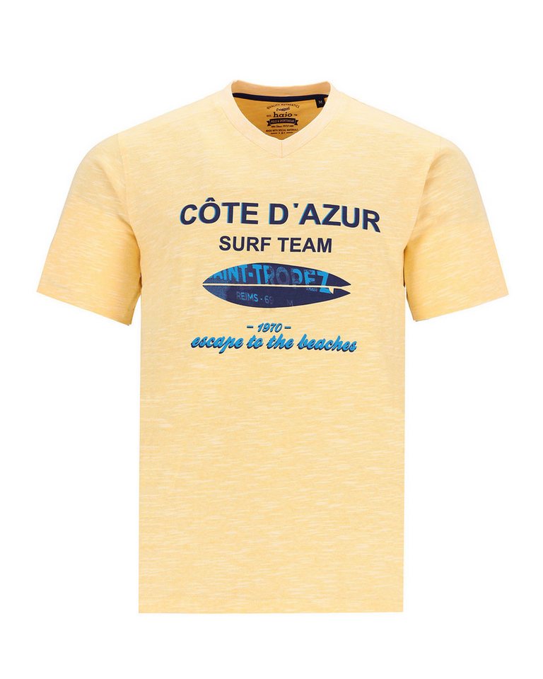 Hajo T-Shirt T-Shirt mit Frontprint in Slub-Garn allover Hajo T-Shirt T-Shirt mit Frontprint in Slub-Garn allover von Hajo