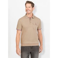 Witt Weiden Herren Kurzarm-Poloshirt sesam von Hajo