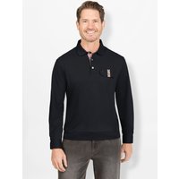 Witt Weiden Herren Langarm-Poloshirt marine von Hajo