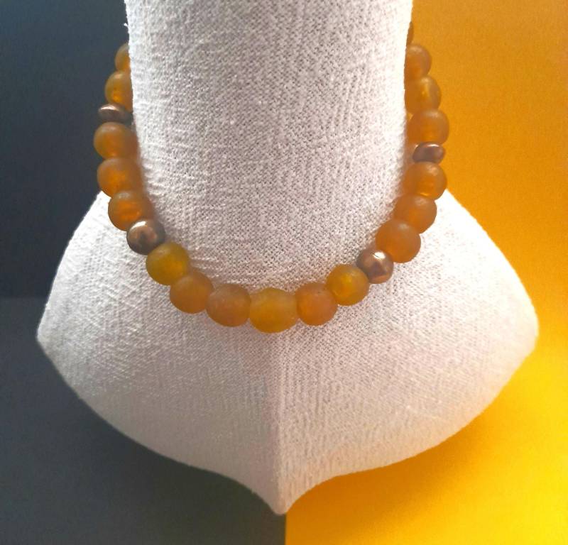 Kette Mit Krobo Glasperlen Aus Ghana von Hakehana