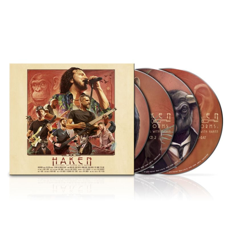 Haken Liveforms: An Evening with Haken CD multicolor Haken Liveforms: An Evening with Haken CD multicolor von Haken