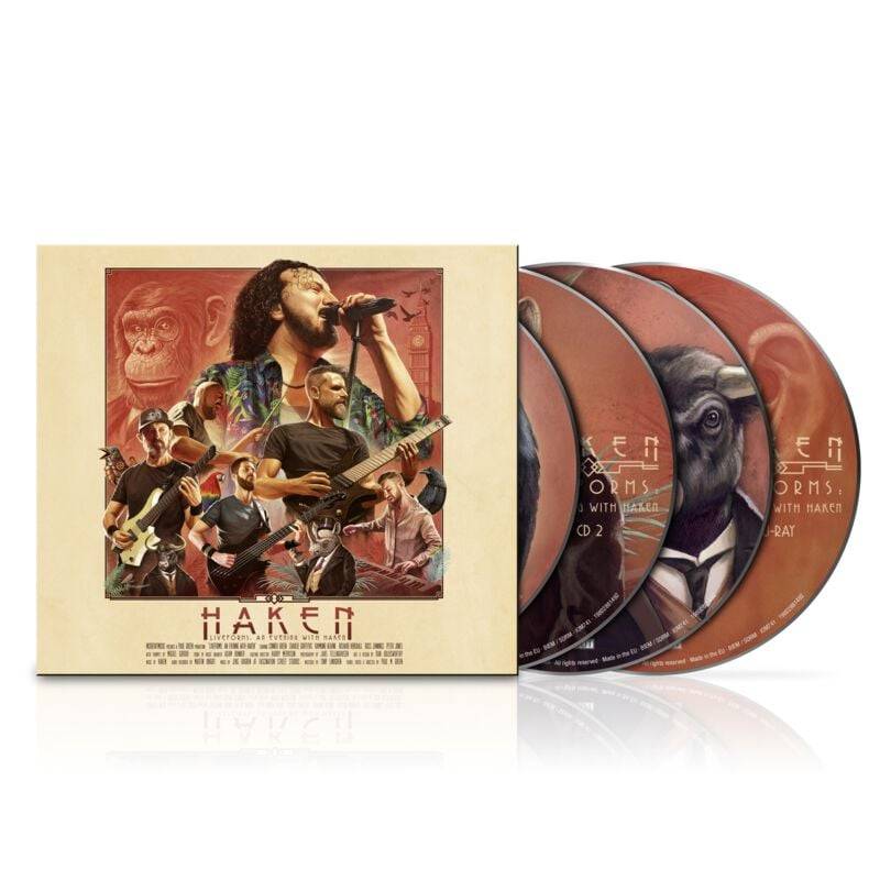 Haken Liveforms: An Evening with Haken CD multicolor Haken Liveforms: An Evening with Haken CD multicolor von Haken