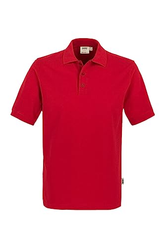 HAKRO Poloshirt MIKRALINAR® ECO, rot, 4XL von HAKRO