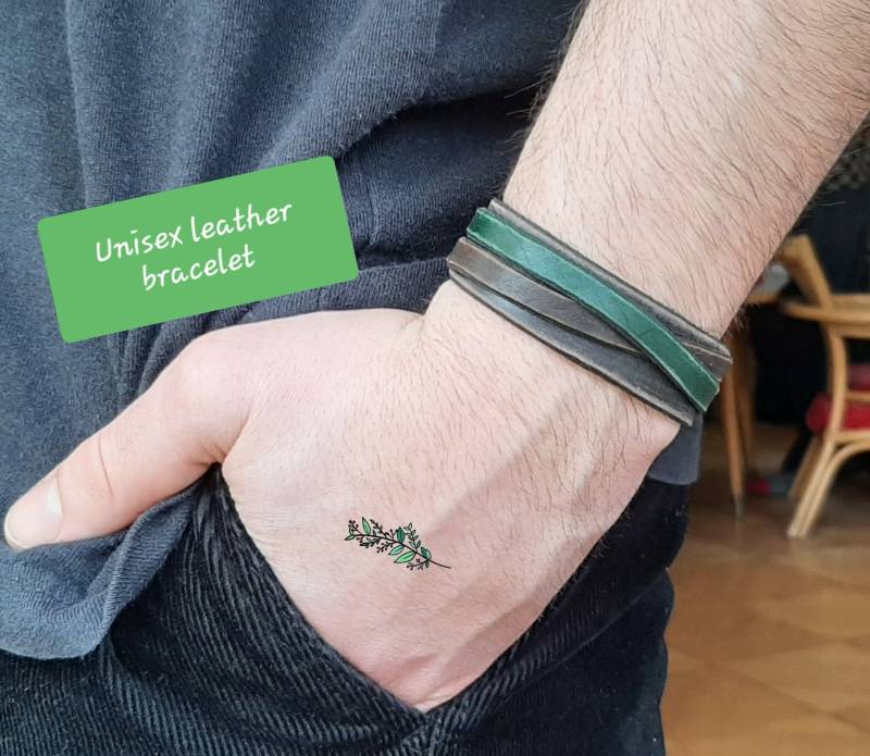 Handgefertigtes Lederarmband, Unisex Lederarmband, Lederarmband Für Jungen, Lederarmband Mädchen, Lederarmband Handgefertigtes Lederarmband, Unisex Lederarmband, Lederarmband Für Jungen, Lederarmband Mädchen, Lederarmband von HakujiLeather