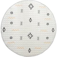 Hakuna Matte Gesteppte Krabbeldecke ⌀150 cm – Acapulto Beach von Hakuna Matte
