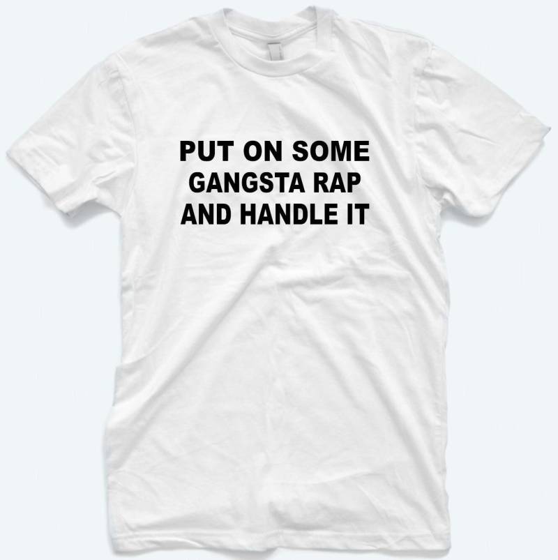 Gangsta Rap T-Shirt Wochenend-Party-Urlaub-T-Shirt von HalaPrints